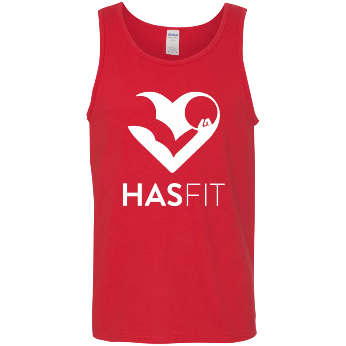HASfit Pump it Up - Premium Cotton Tank Top