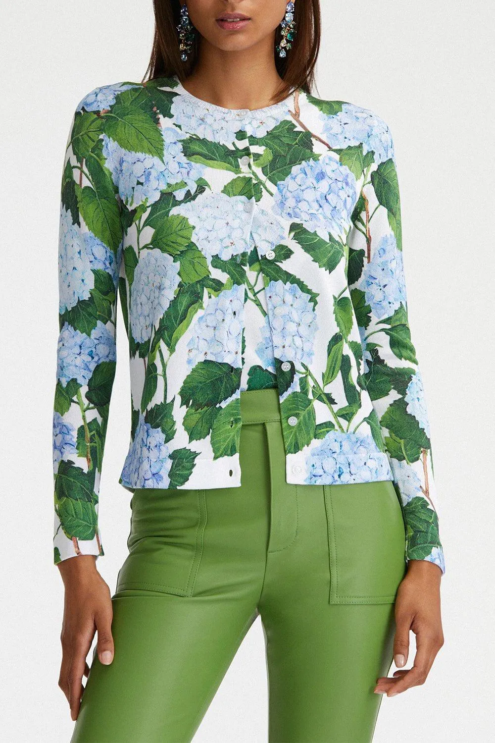 Hydrangea Printed Tank