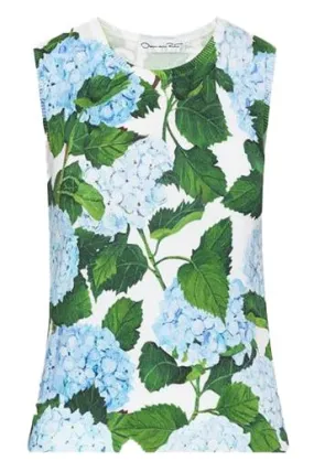 Hydrangea Printed Tank