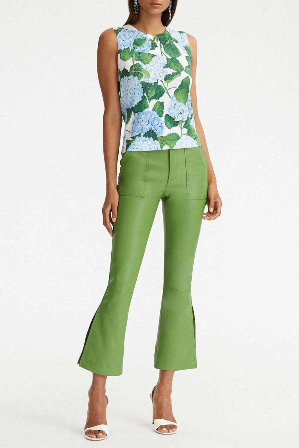 Hydrangea Printed Tank