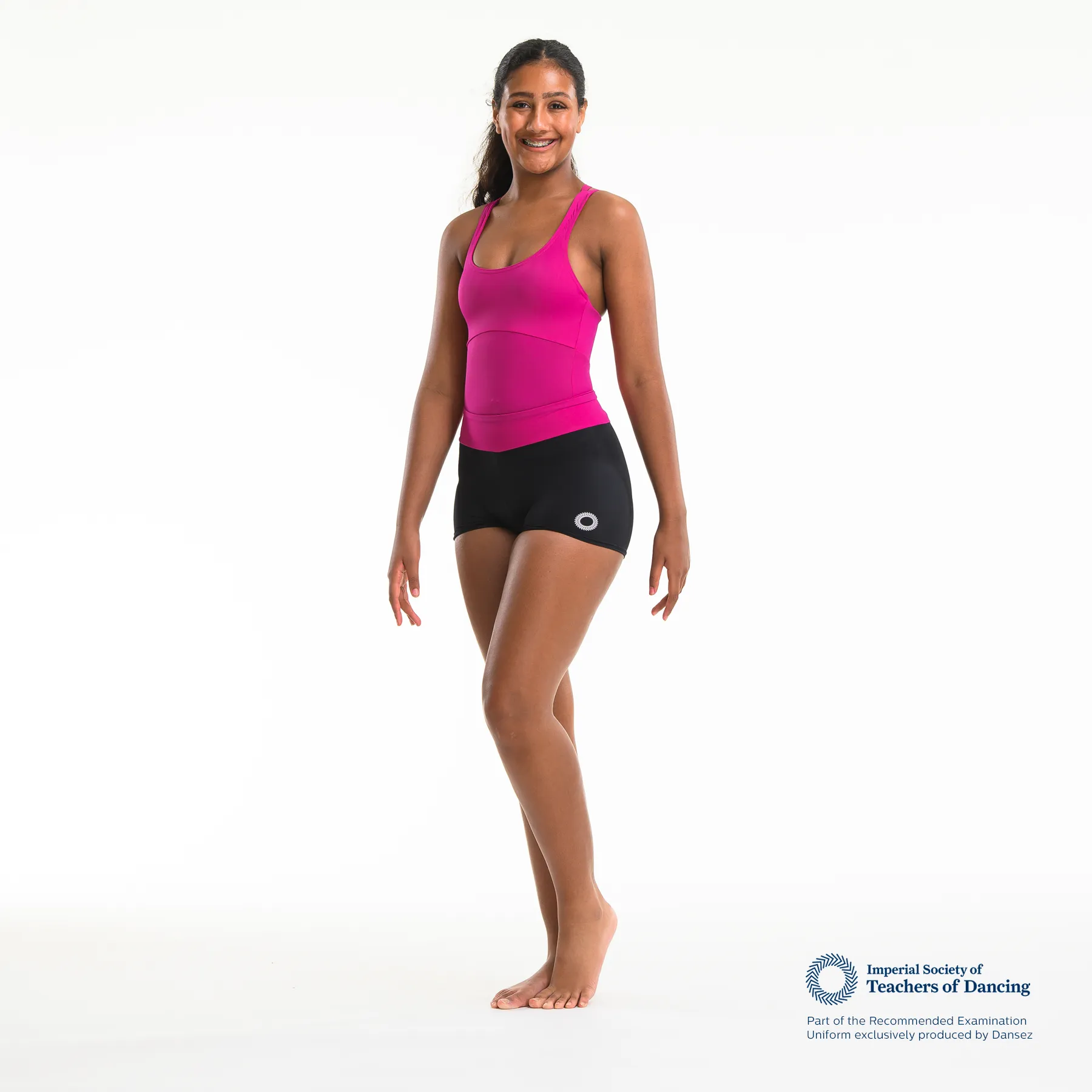 ISTD Leotard V.5 Tank Top - Deep Pink (Teenage/Adult)
