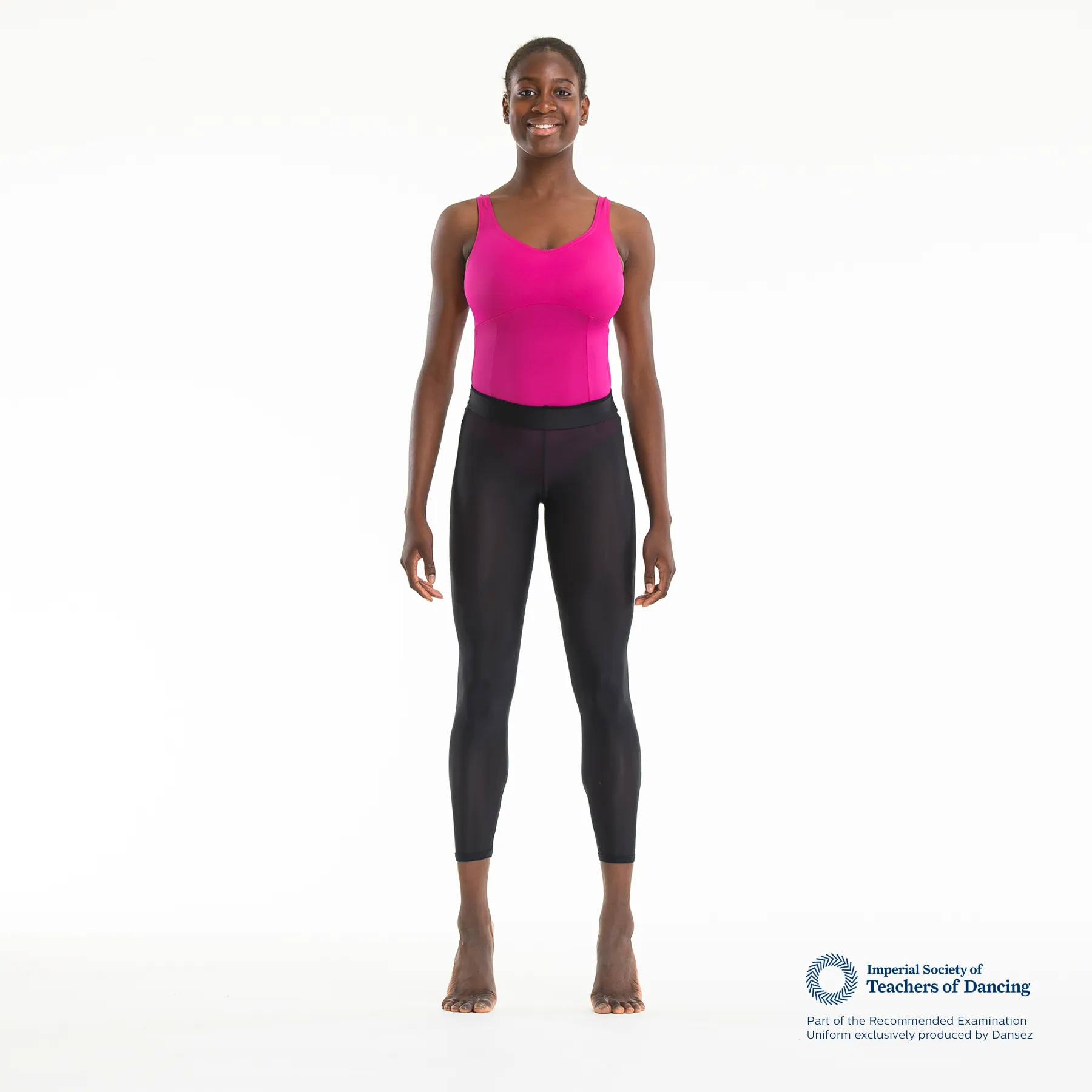 ISTD Leotard V.6 Tank - Deep Pink (Teacher)