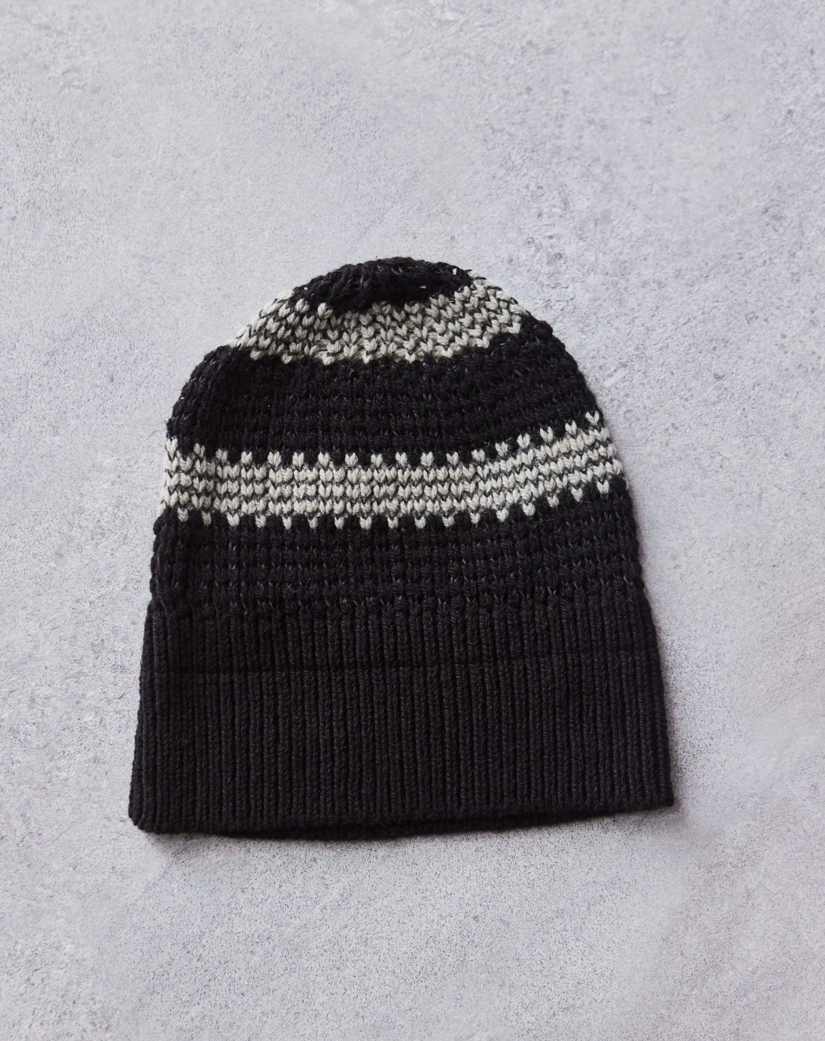 Jan-Jan Van Essche Beanie #8, Black Stripe