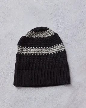 Jan-Jan Van Essche Beanie #8, Black Stripe