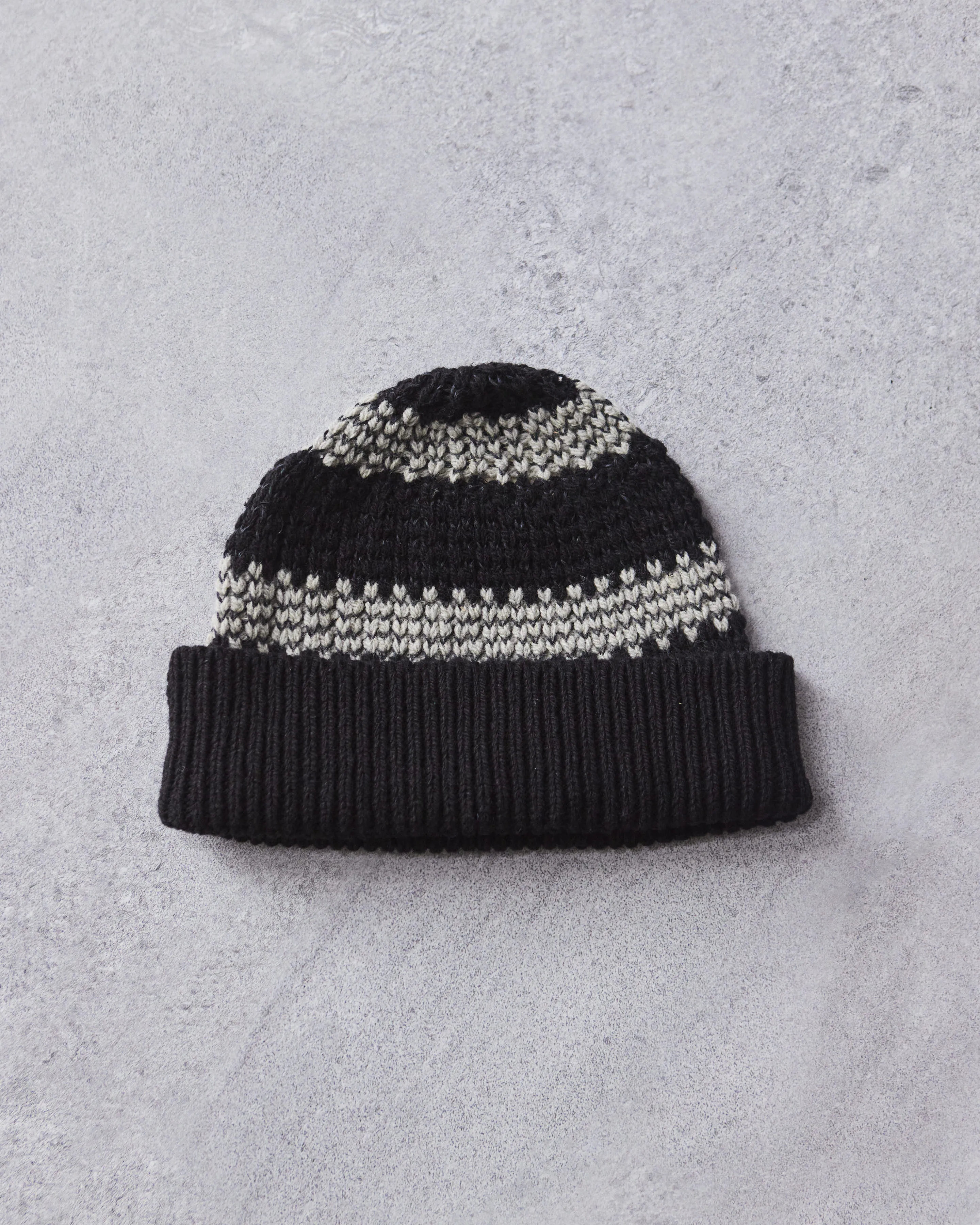 Jan-Jan Van Essche Beanie #8, Black Stripe