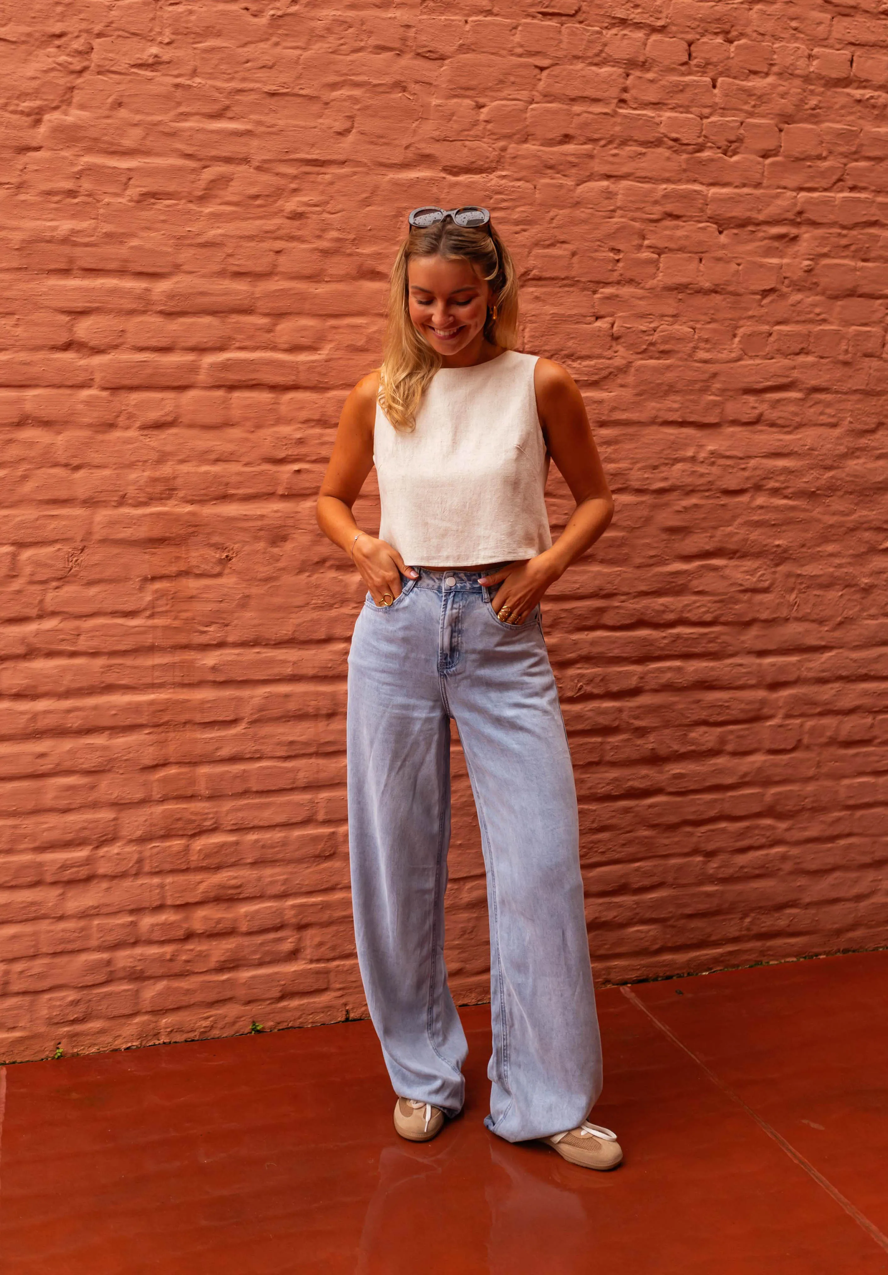 Jeans Marcus - bleu