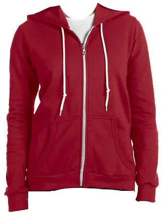 Ladies Combed Ringspun Full Zip Hood Jacket