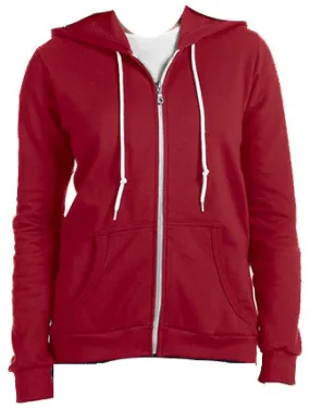 Ladies Combed Ringspun Full Zip Hood Jacket
