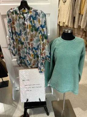 Lauren Long Sleeve by SoFriCo | Seafoam