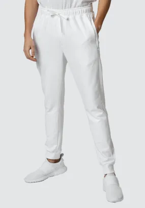 Men's Joggers | White