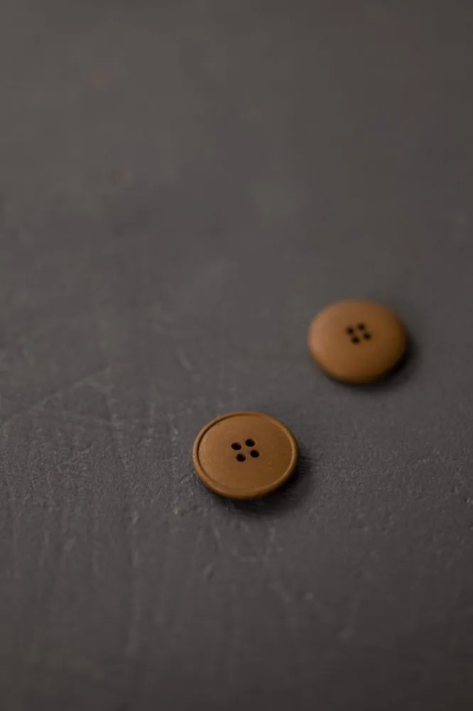 Merchant & Mills Buttons - Stanley Tan Hemp Buttons 20mm