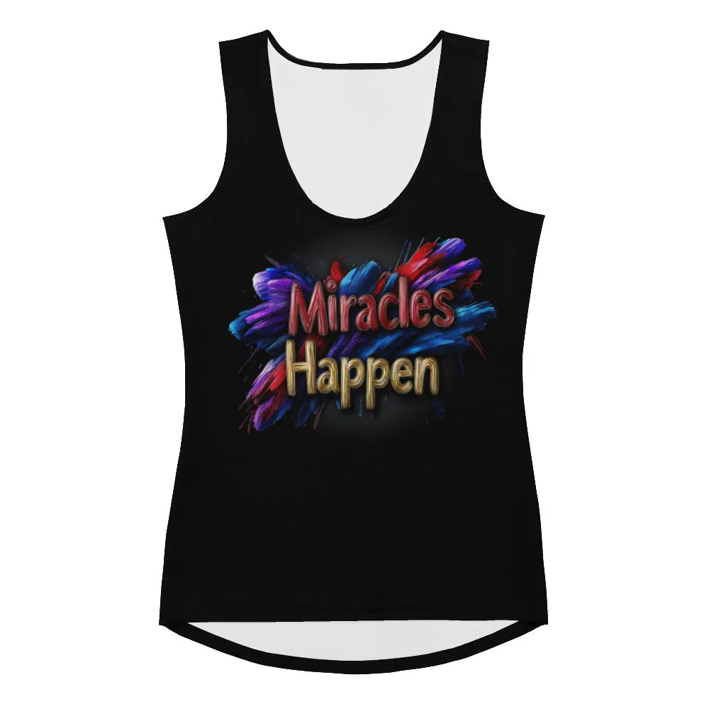 Miracles Happen: Bold Beginnings Sublimation Cut & Sew Tank Top