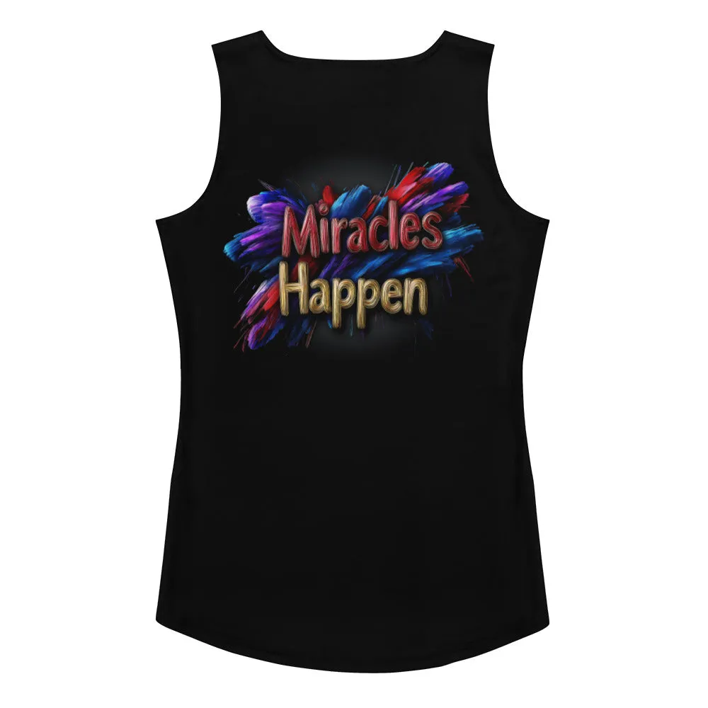 Miracles Happen: Bold Beginnings Sublimation Cut & Sew Tank Top