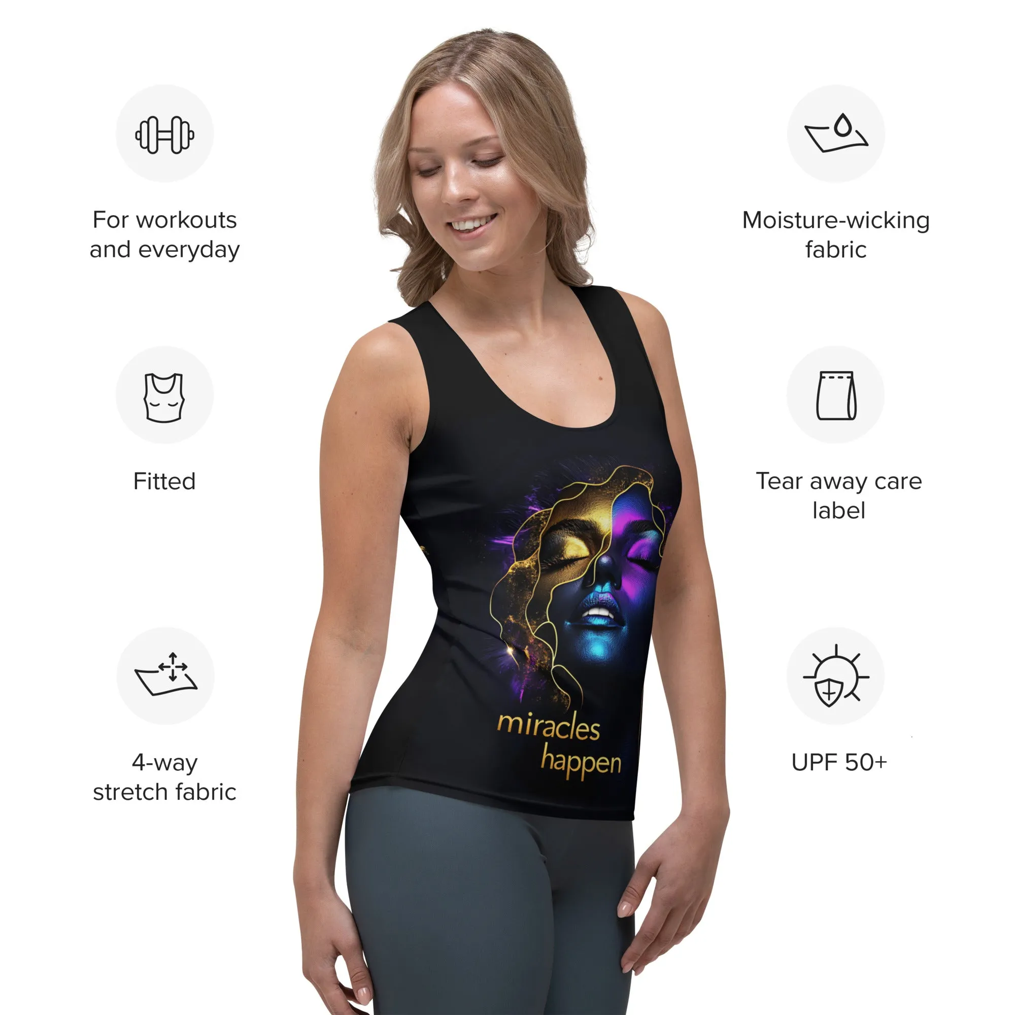 Miracles Happen Edition 4 Sublimation Cut & Sew Tank Top