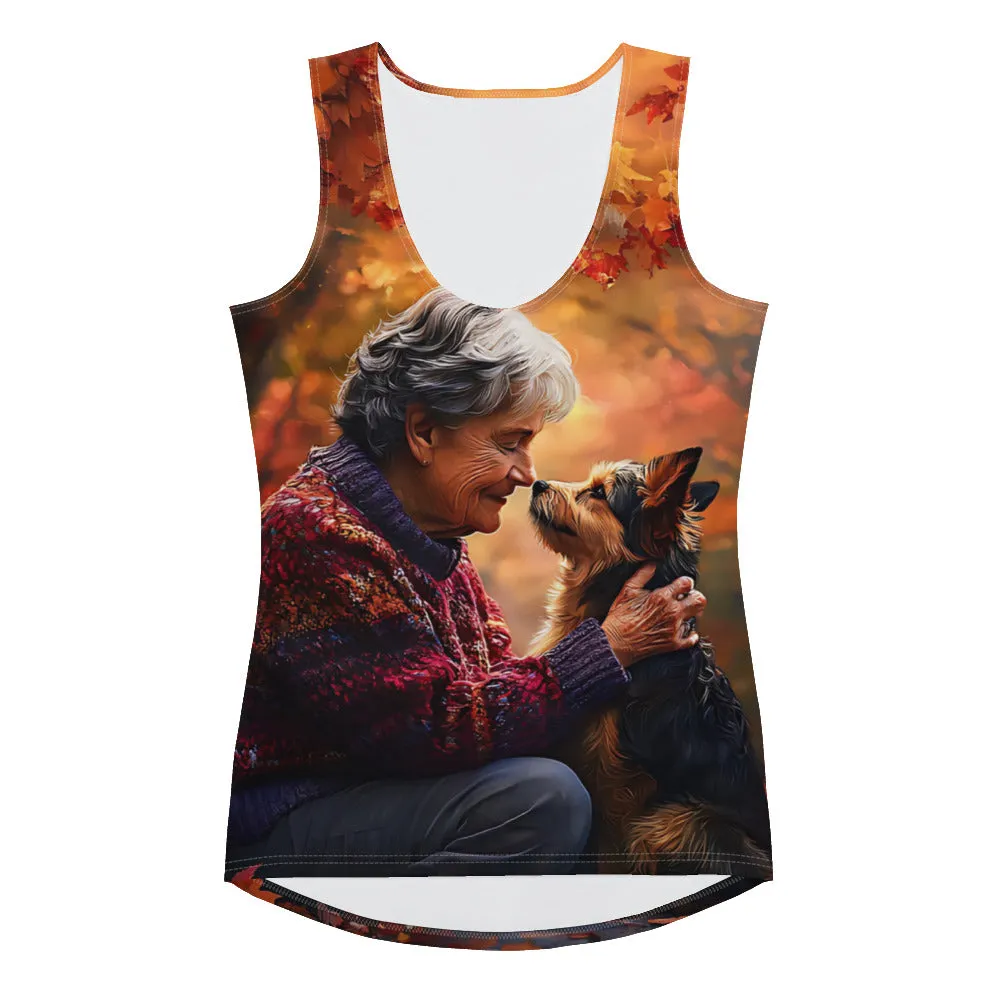 Mom's Pawtner Sublimation Cut & Sew Tank Top
