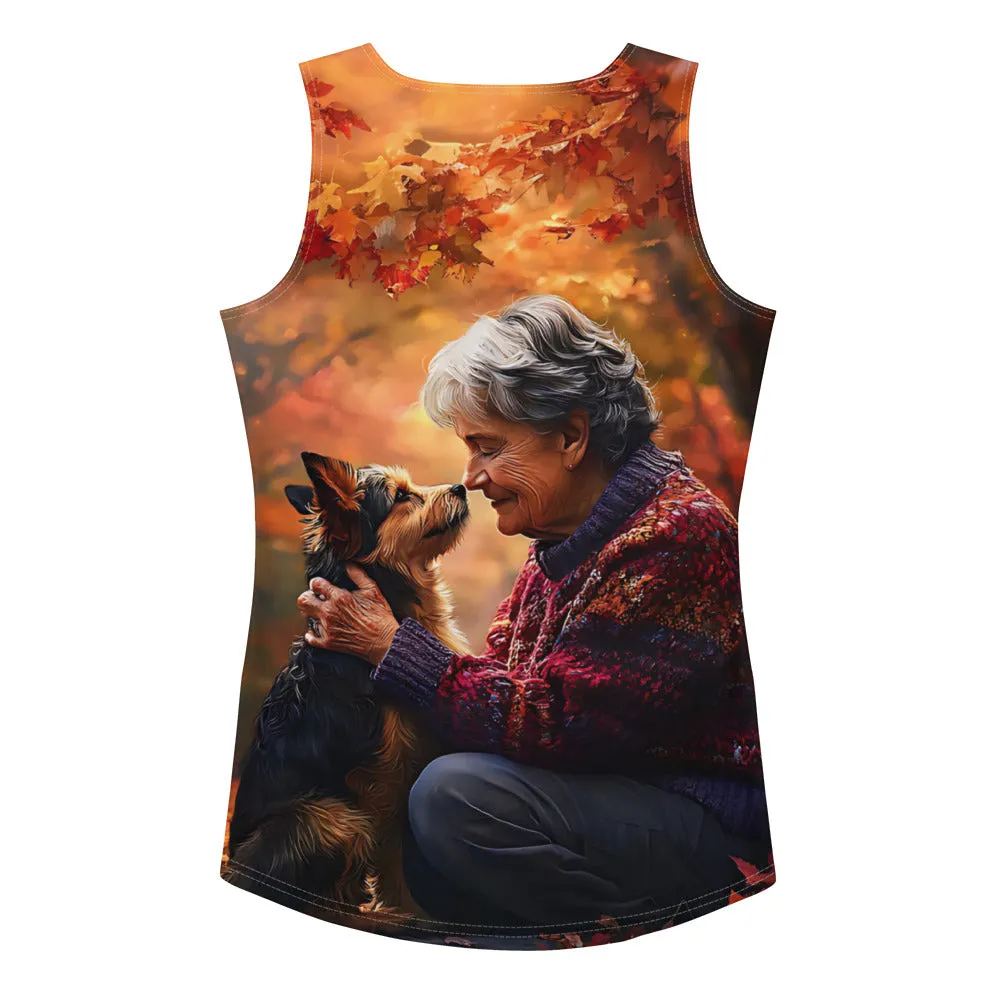 Mom's Pawtner Sublimation Cut & Sew Tank Top