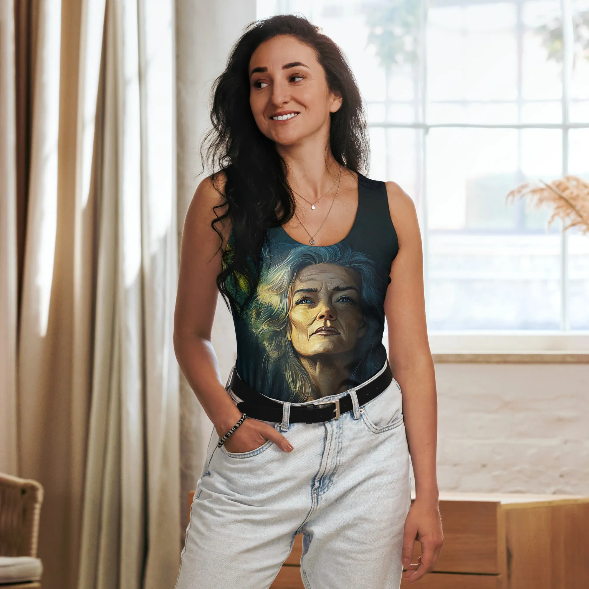 Morning Bliss Sublimation Cut & Sew Tank Top
