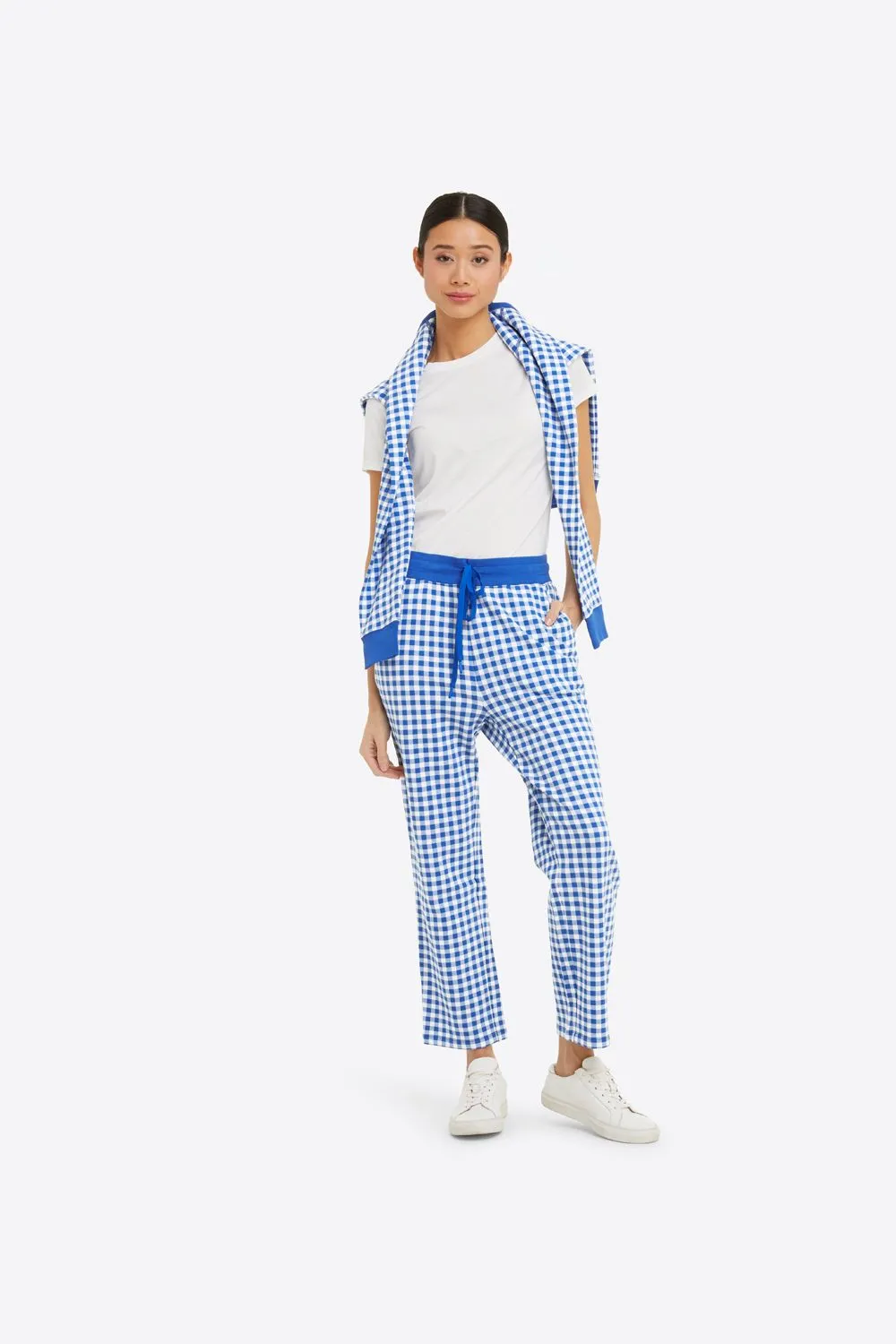 Natalie Sweatpants in Gingham
