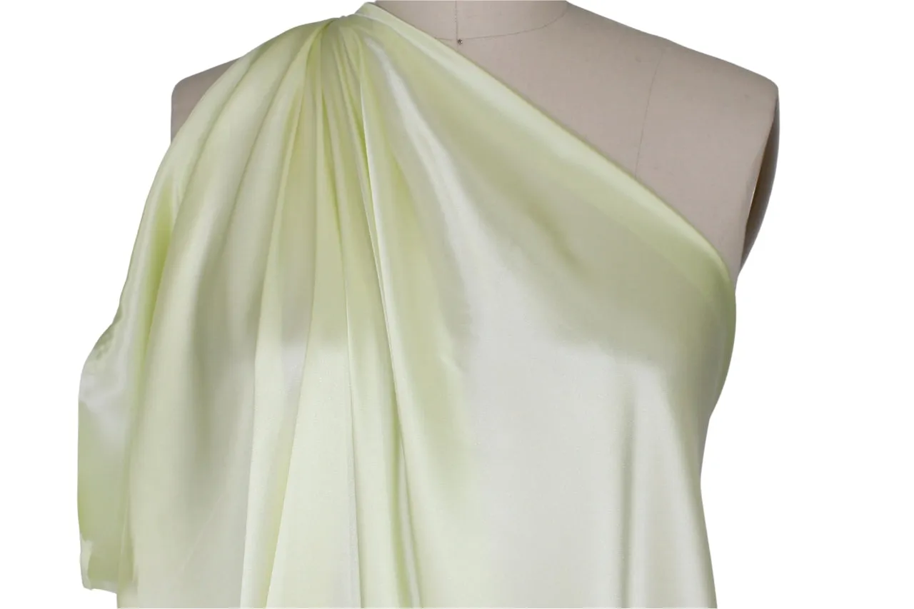 NY Designer Silk Charmeuse - Lemonade