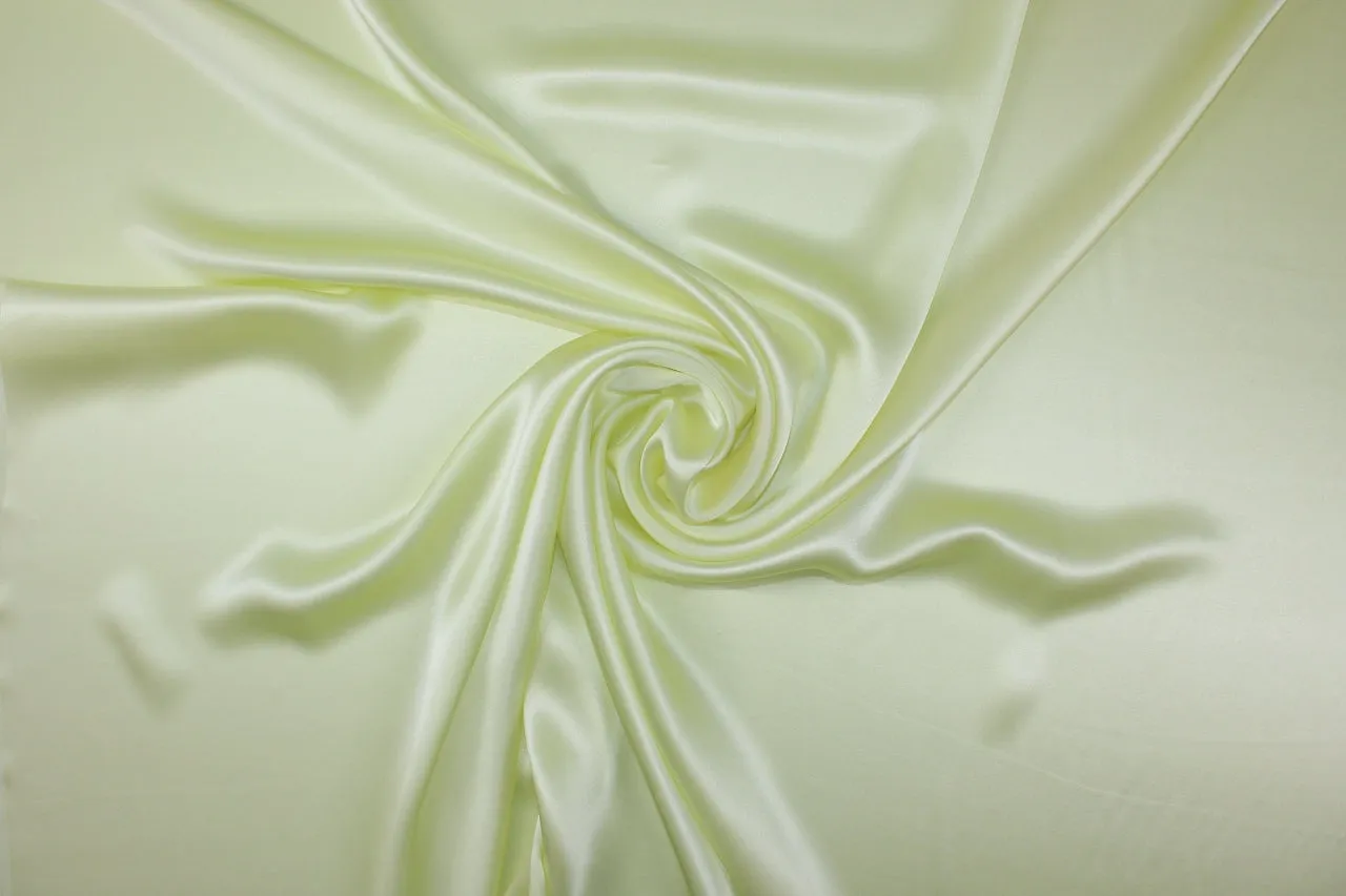 NY Designer Silk Charmeuse - Lemonade