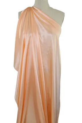 NY Designer Silk Charmeuse - Peach Sorbet