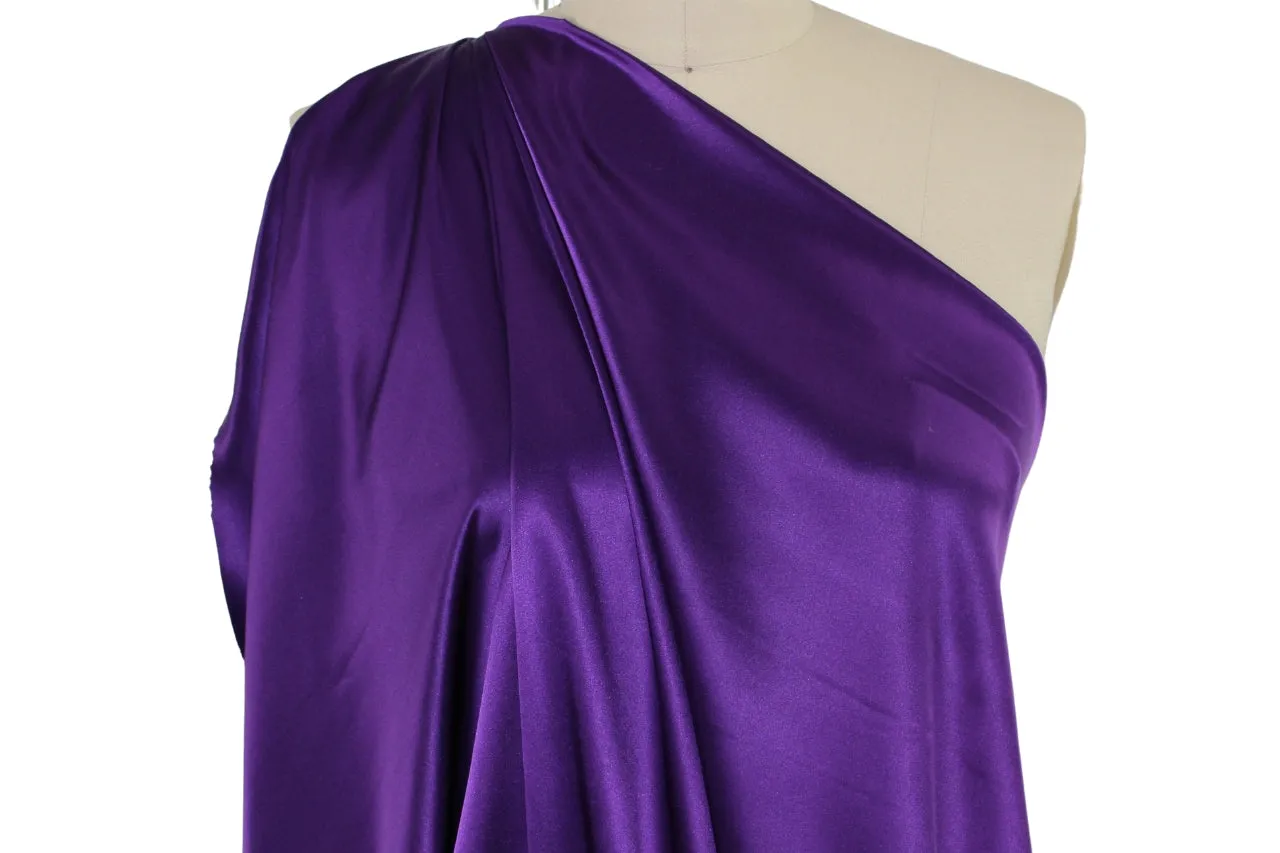 NY Designer Silk Charmeuse - Royal Purple