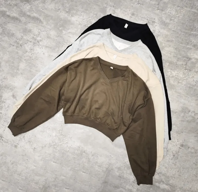 Outfit Fitness Cotton Loose Sweatshirt and Shorts - SF1682
