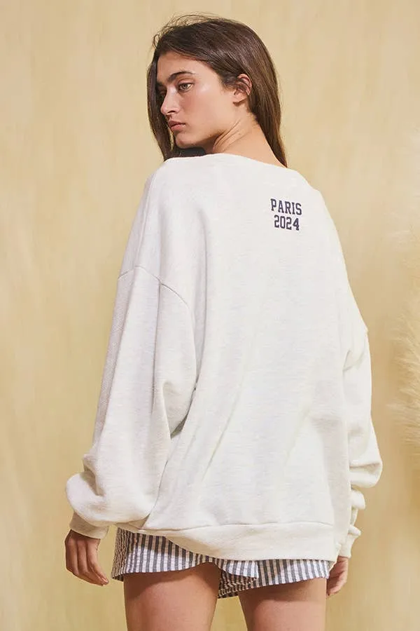 Party in the USA Oversized Sweatshirt