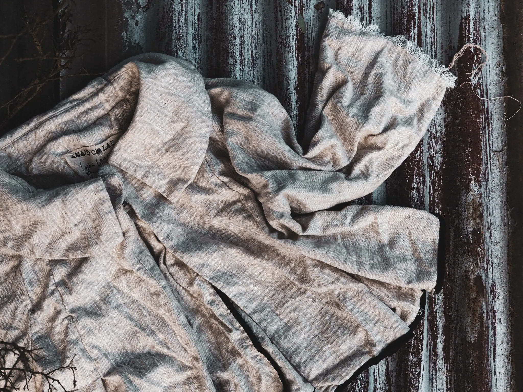 Peter Pan jacket ( Linen) Herringbone