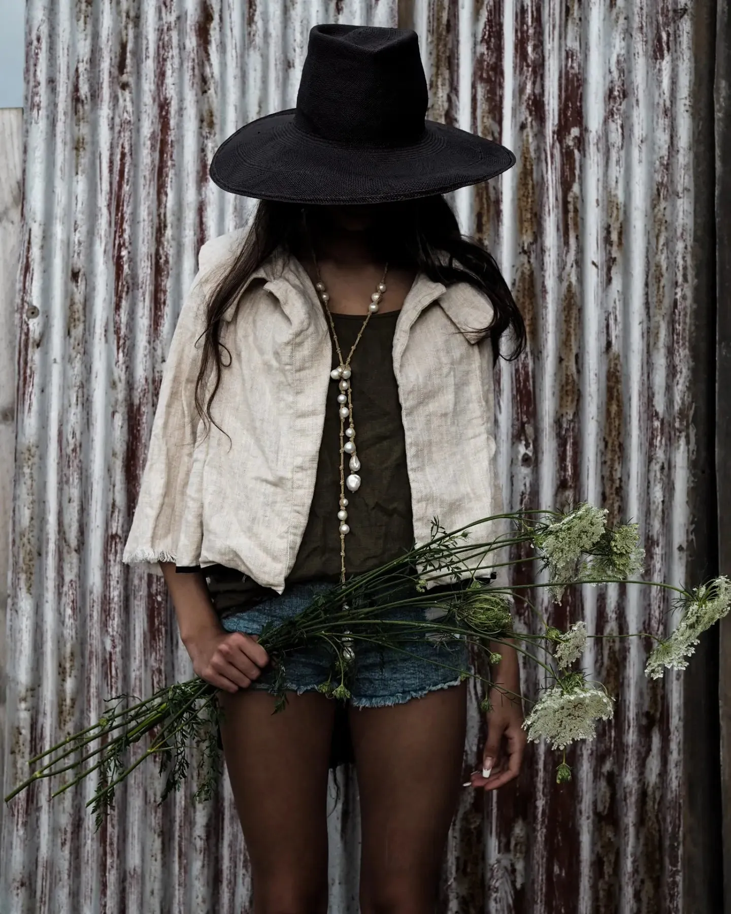 Peter Pan jacket ( Linen) Herringbone