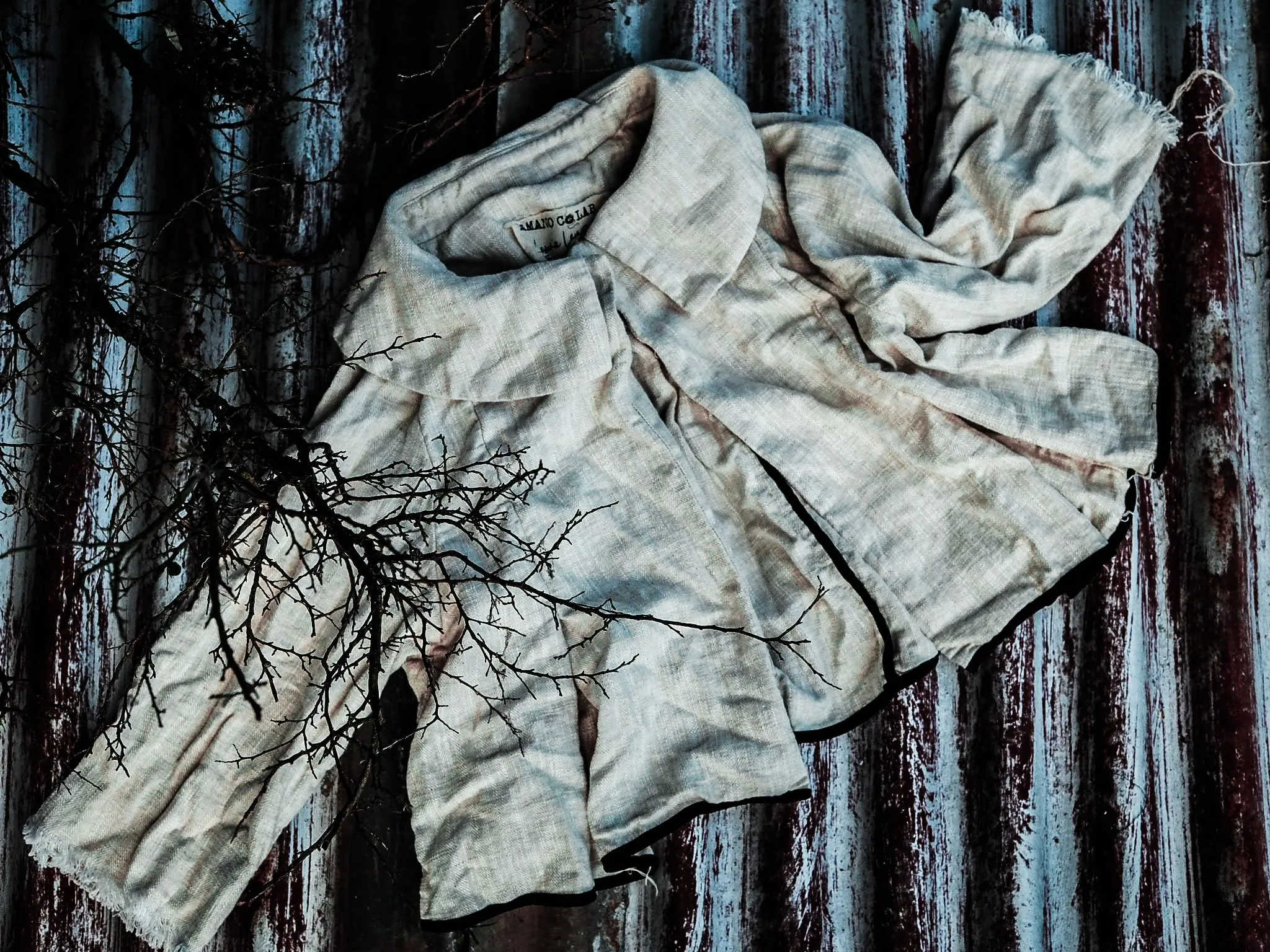 Peter Pan jacket ( Linen) Herringbone