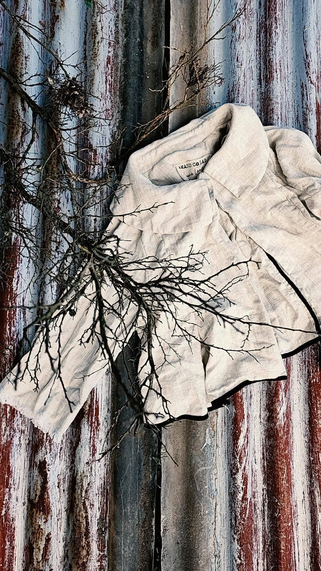Peter Pan jacket ( Linen) Herringbone