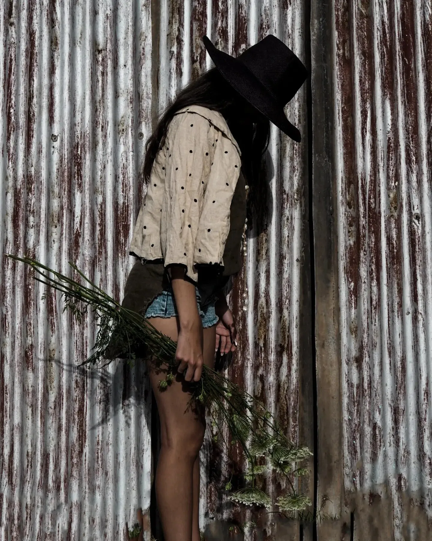 Peter Pan jacket ( Linen) Spots