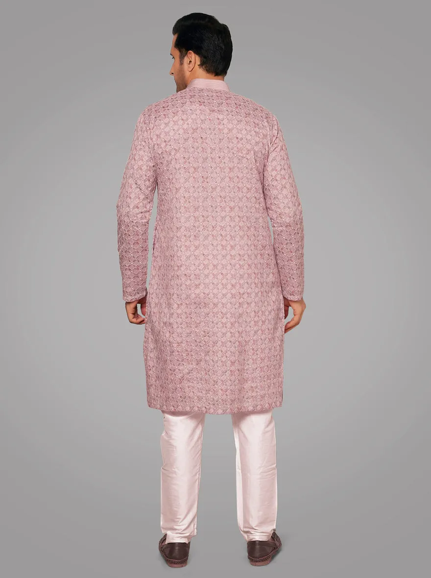 Pink & Violet Kurta Pajama | TULA
