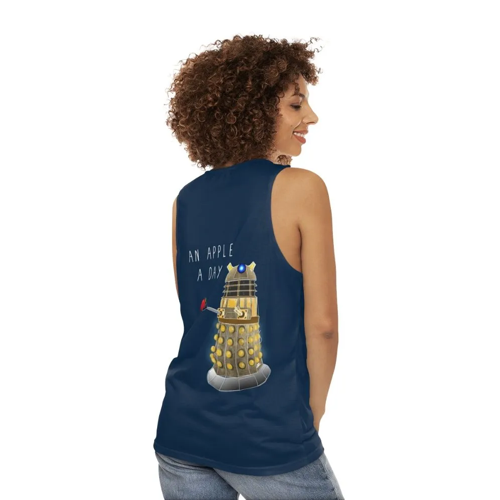 "Apple A Day Keeps Doctor Away" Unisex Tank Top