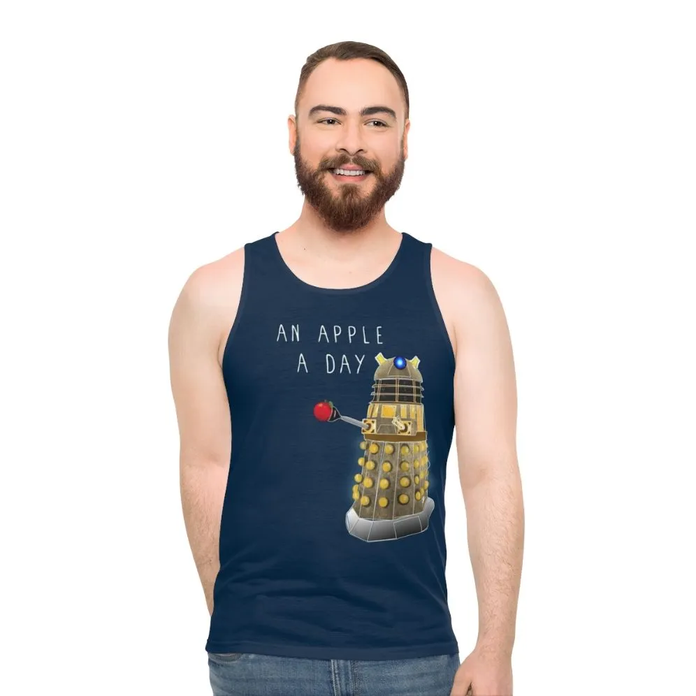 "Apple A Day Keeps Doctor Away" Unisex Tank Top