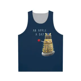 "Apple A Day Keeps Doctor Away" Unisex Tank Top