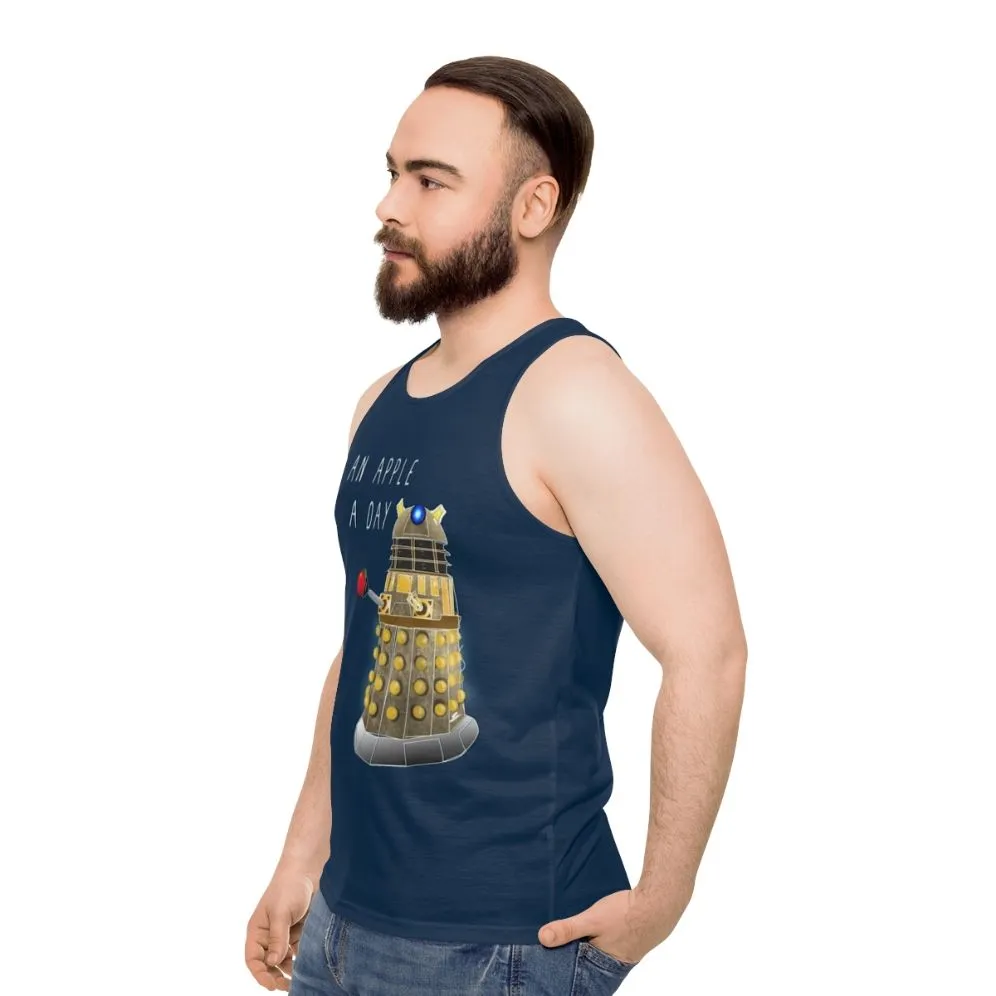"Apple A Day Keeps Doctor Away" Unisex Tank Top