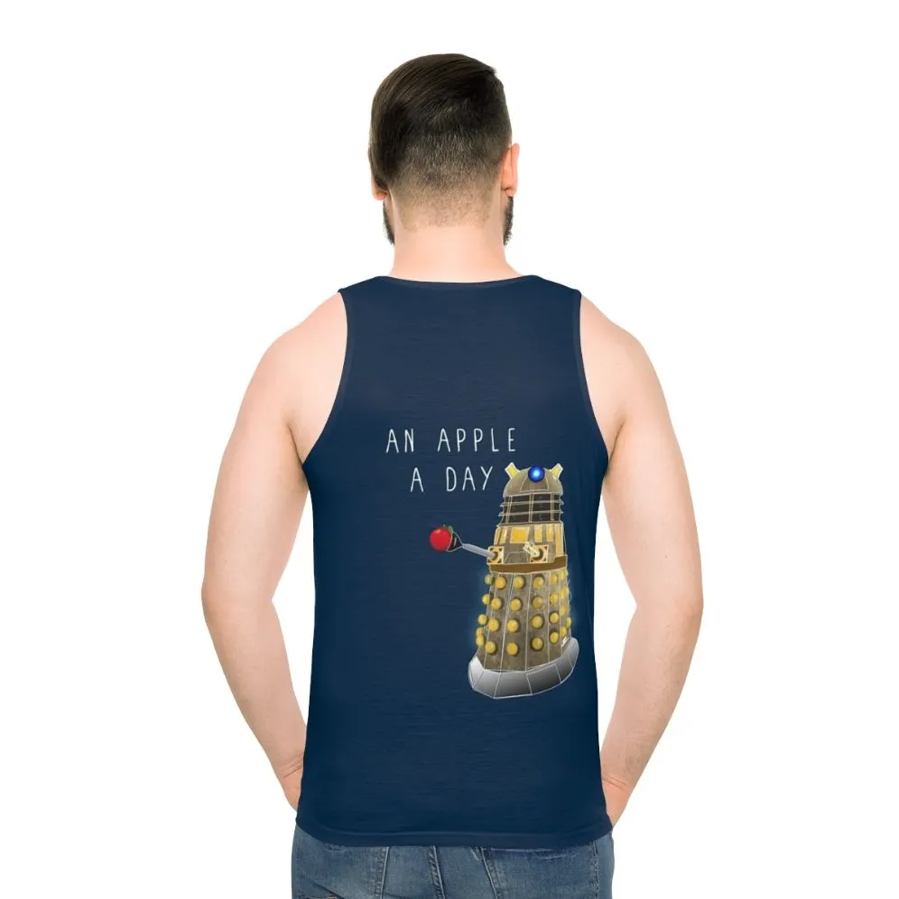 "Apple A Day Keeps Doctor Away" Unisex Tank Top