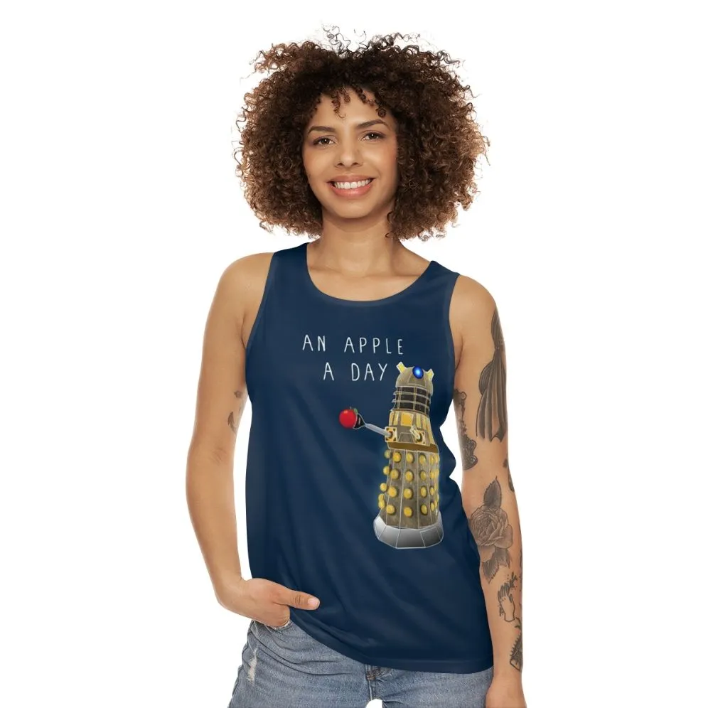 "Apple A Day Keeps Doctor Away" Unisex Tank Top