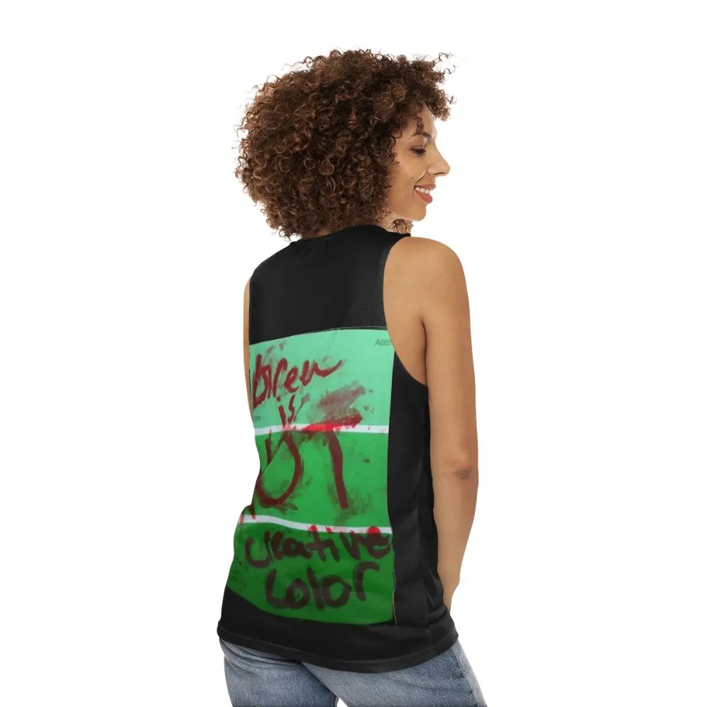 "Creepy 'Green Is Not a Creative Color' Unisex Tank Top"