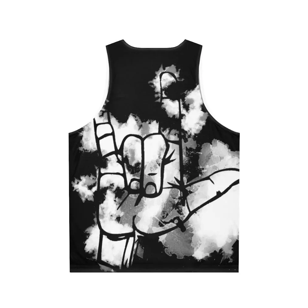 "I Love You ASL" Unisex Tank Top for Deaf Awareness