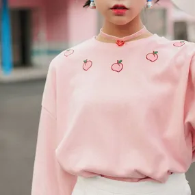 "PEACHY" SWEATSHIRT