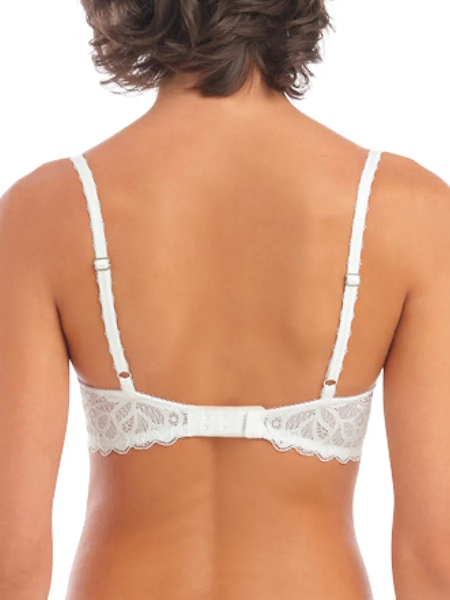 Raffine Plunge Bra - White