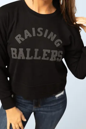 Raising Ballers Cropped Sweatshirt