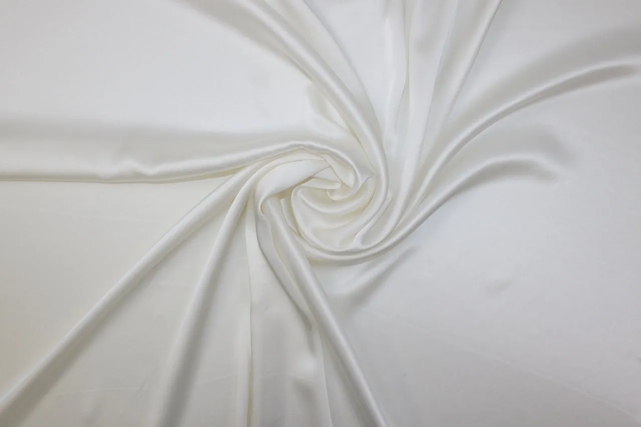 Randi Rahm Silk Charmeuse - Bridal White