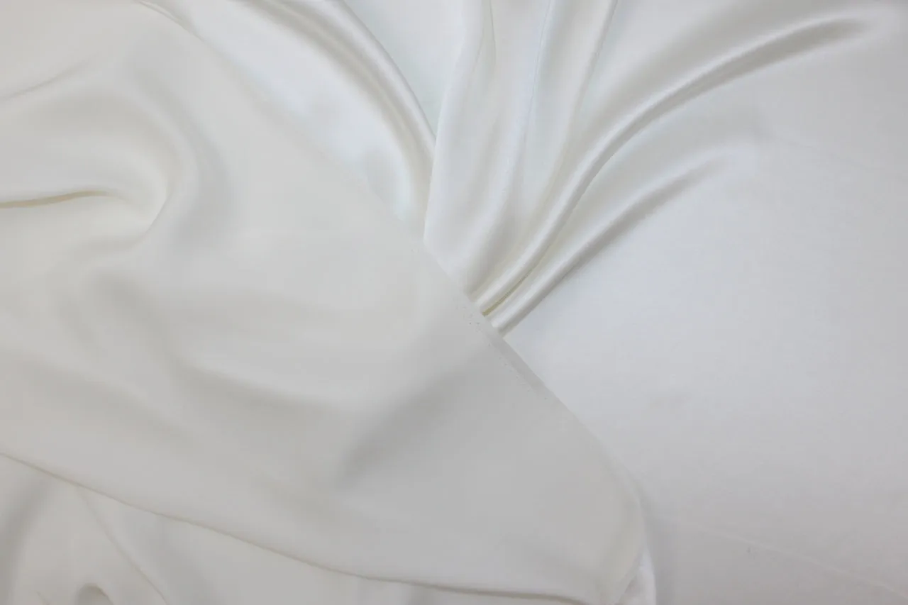 Randi Rahm Silk Charmeuse - Bridal White