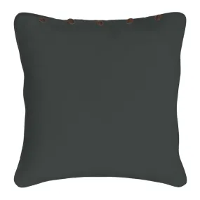 RANS London Charcoal with button 60x60cm Cushion Cover
