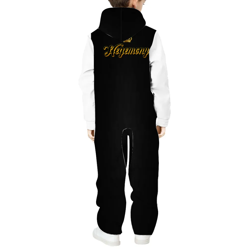 Rapid response rick  Kids' One Piece Hoodie Zipper Casual Sweatshirt Knit Sweatshirt Fashion Jumpsuit Casual Hoodie Long Sleeves