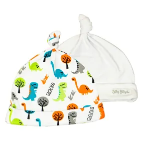 Silly Billyz Gumnut Baby Hat - 2pk (Roar)